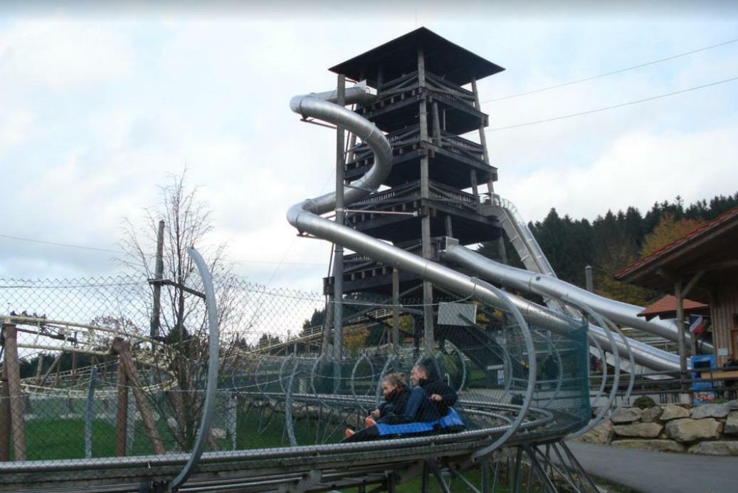 סנקט אנגלמר Ferienwohnung Mit Blick In Den Bayrischen Wald Oberhalb Von Sankt Engelmar מראה חיצוני תמונה